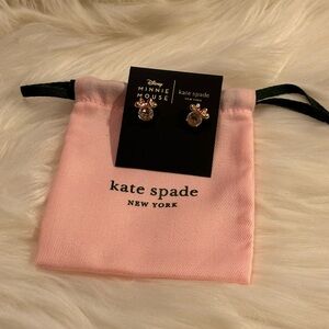 Kate Spade ♠️ Minnie Earrings with Dust Bag NWT